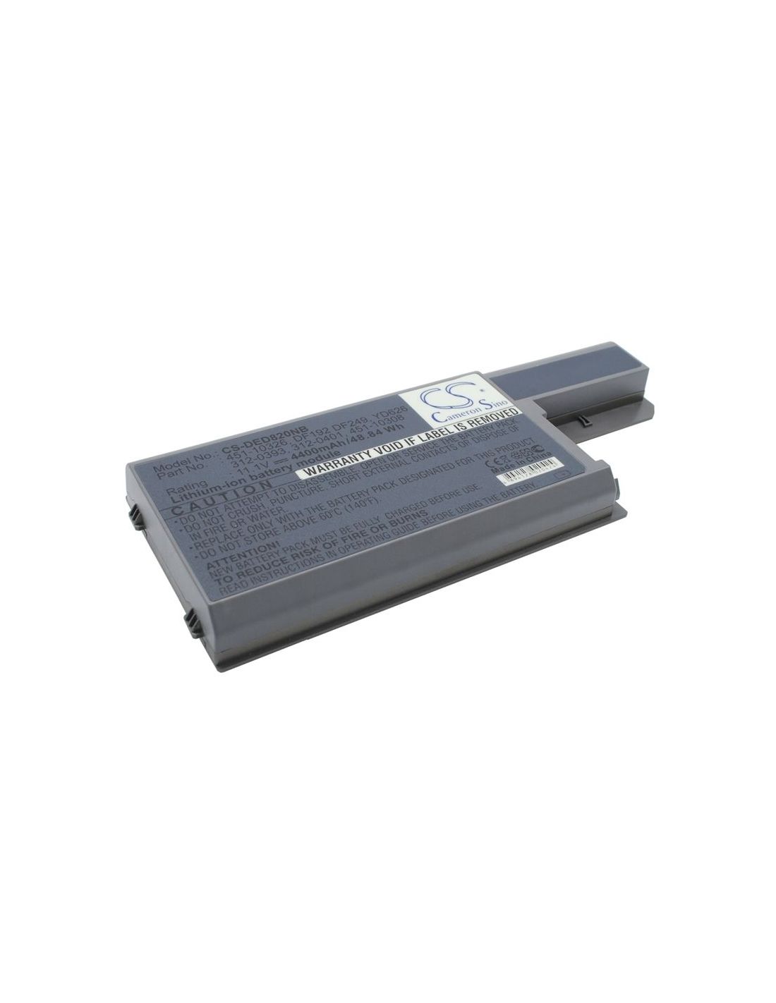 Li-ion Battery fits Dell, latitude D531, latitude D820, precision M65 11.1V, 4400mAh Notebook & Laptop Cameron Sino Technology Limited