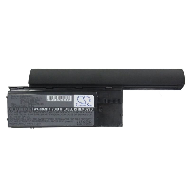 Li-ion Battery fits Dell, latitude D620 11.1V, 6600mAh Notebook & Laptop Cameron Sino Technology Limited