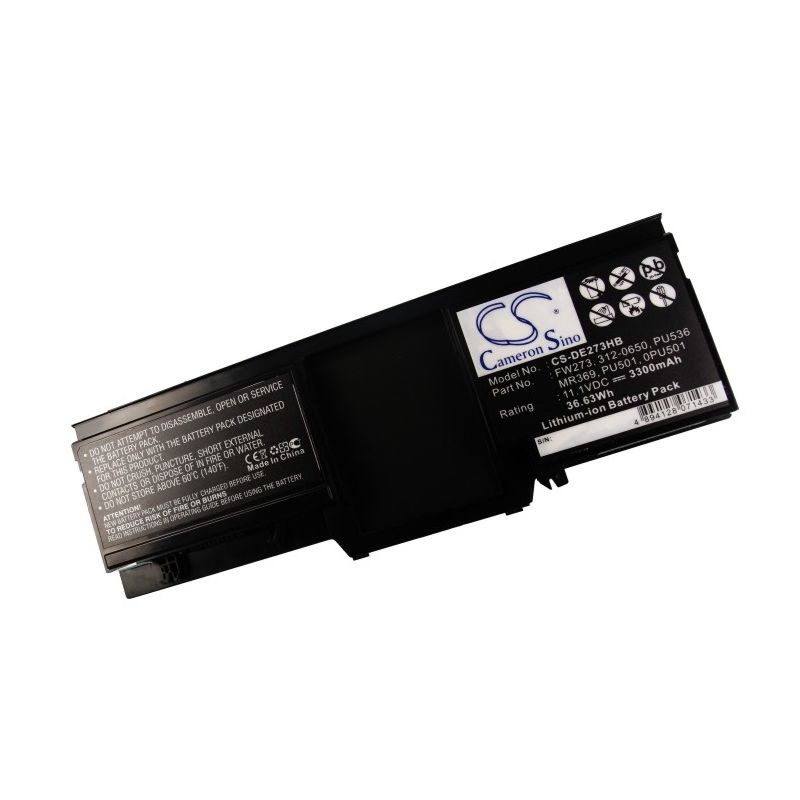 Li-ion Battery fits Dell, latitude Xt, latitude Xt2 11.1V, 3300mAh Notebook & Laptop Cameron Sino Technology Limited
