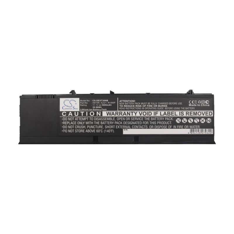 Li-ion Battery Fits Dell, Latitude Xt3 11.1v, 3600mah Notebook & Laptop Cameron Sino Technology Limited