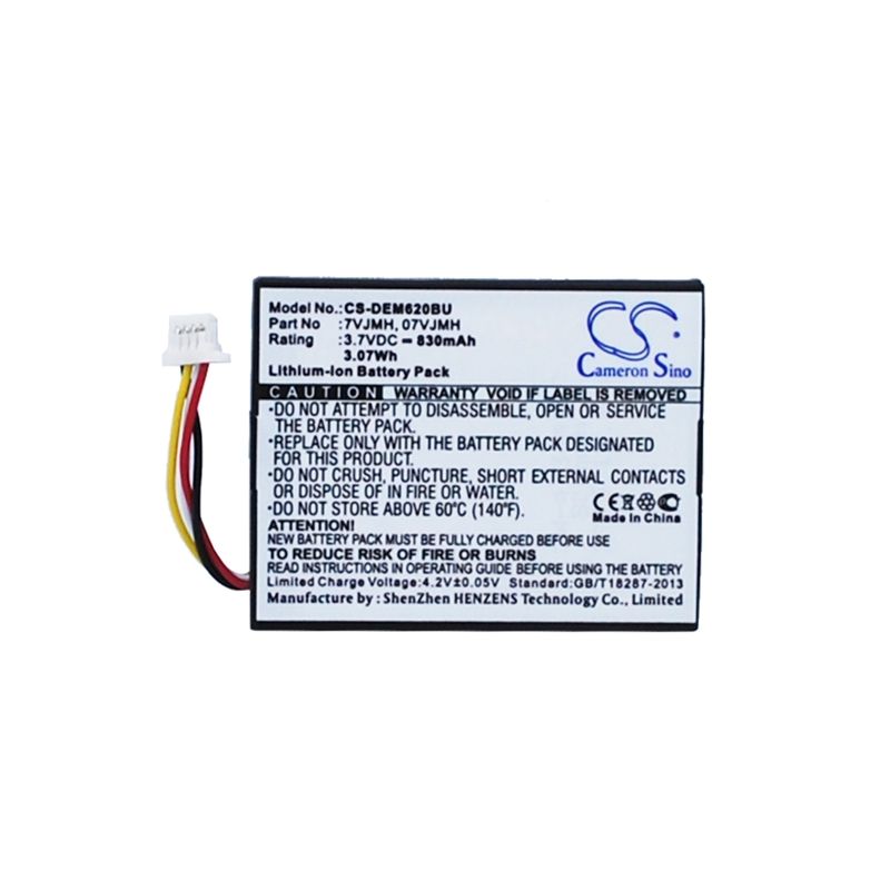 Li-ion Battery Fits Dell, Perc H710, Perc H710p, Perc H810 3.7v, 830mah RAID Controller Cameron Sino Technology Limited