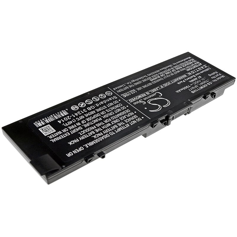 Li-ion Battery fits Dell, Precision 15 7000, Precision 15 7510 11.1V, 7900mAh Notebook & Laptop Cameron Sino Technology Limited