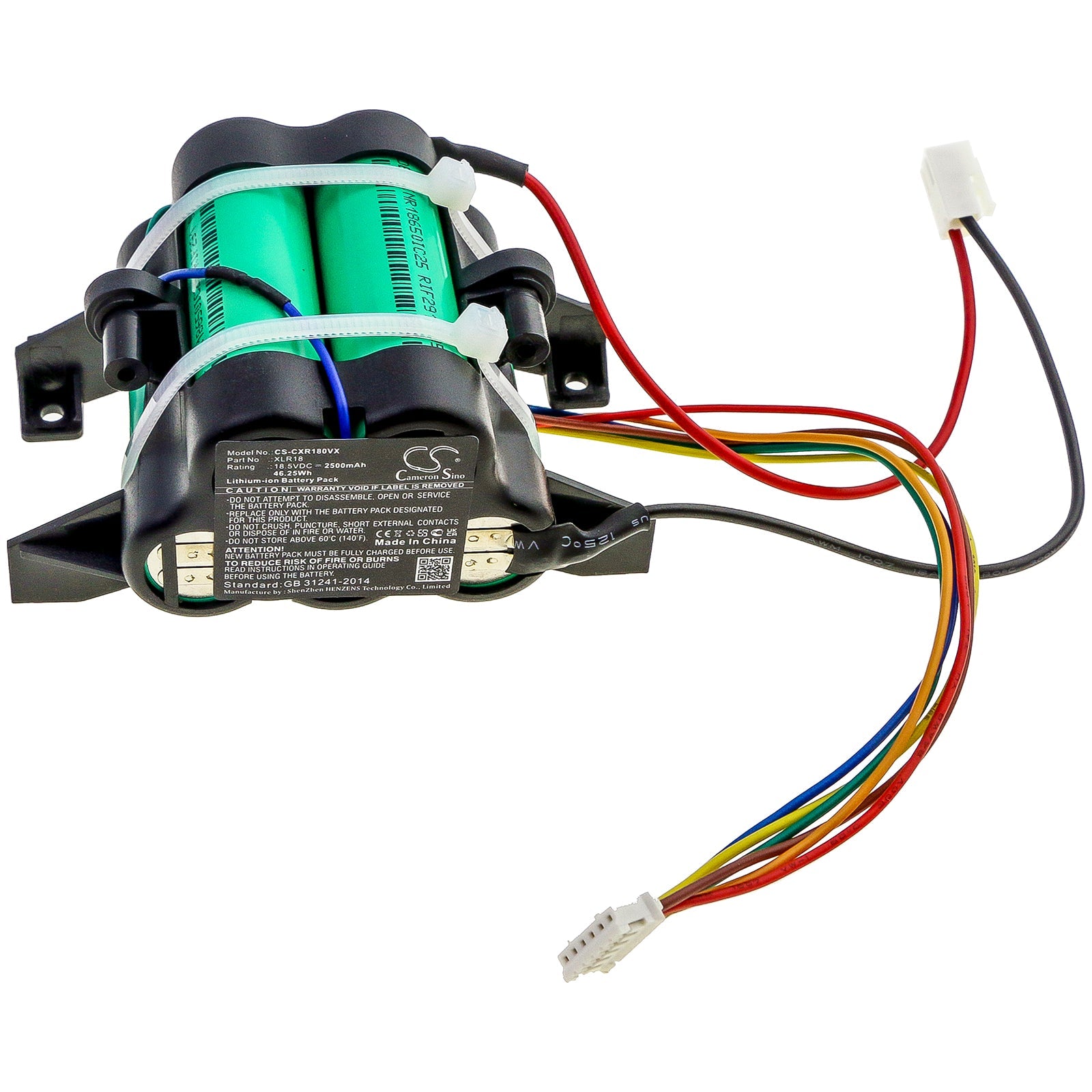 Li-ion Battery fits Delonghi, Colombina Xlr18li, Colombina Xlr18li.gr, Colombina Xlr18lm 18.5V, 2500mAh Vacuum Cameron Sino Technology Limited