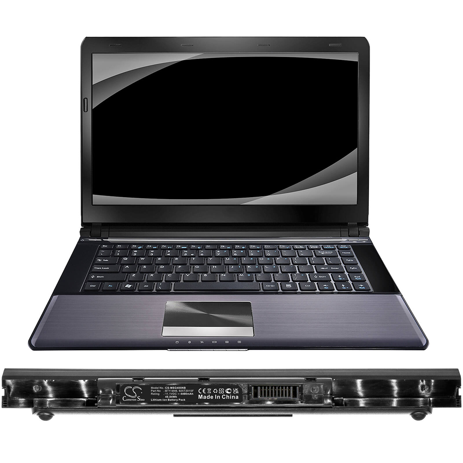 Li-ion Battery fits Deviltech, Fire Dt14 11.1V, 4400mAh / 48.84Wh Notebook & Laptop Cameron Sino Technology Limited