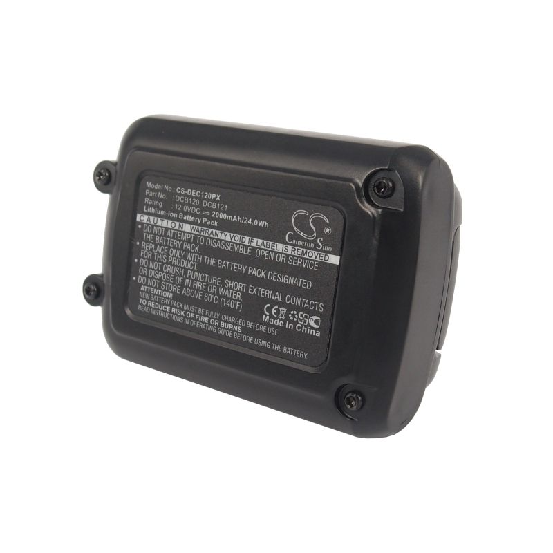 Li-ion Battery Fits Dewalt, 12v Max Li-ion, Dcd700, Dcd710 12.0v, 2000mah Power Tools Cameron Sino Technology Limited