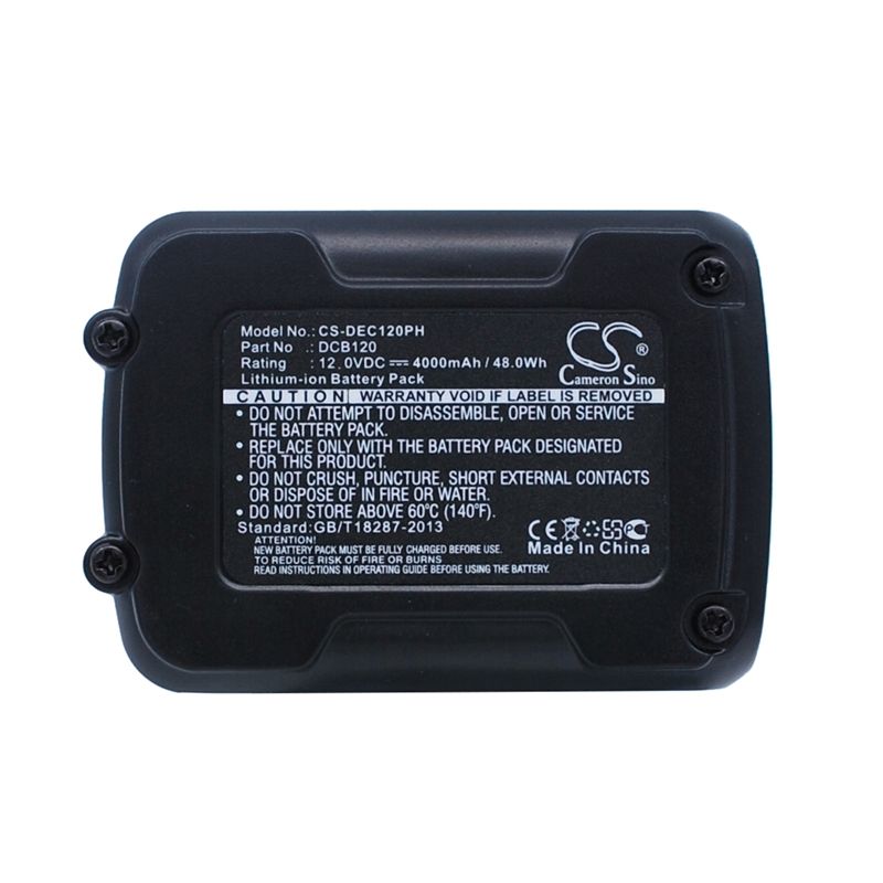 Li-ion Battery Fits Dewalt, 12v Max Li-ion, Dcd700, Dcd710 12.0v, 4000mah Power Tools Cameron Sino Technology Limited
