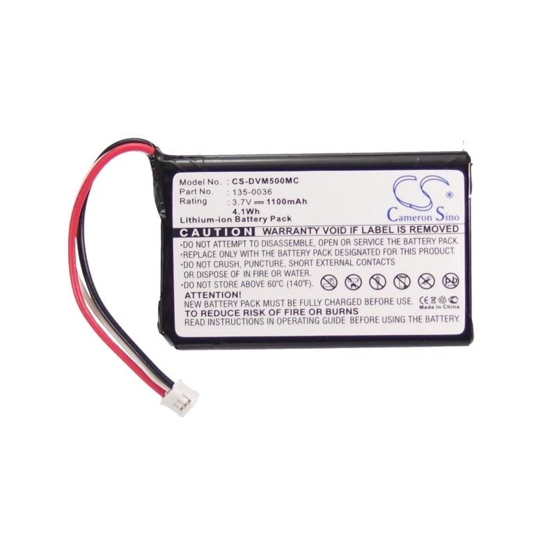 Li-ion Battery fits Digital Ally, Dv-500ultra, Dvb-500, Dvm-500 Plus 3.7V, 1100mAh Camera Cameron Sino Technology Limited
