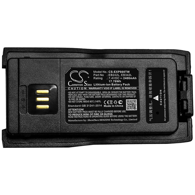 Li-ion Battery fits Diquea, Ep8000, Ep8100 7.4V, 2400mAh Two-Way Radio Cameron Sino Technology Limited