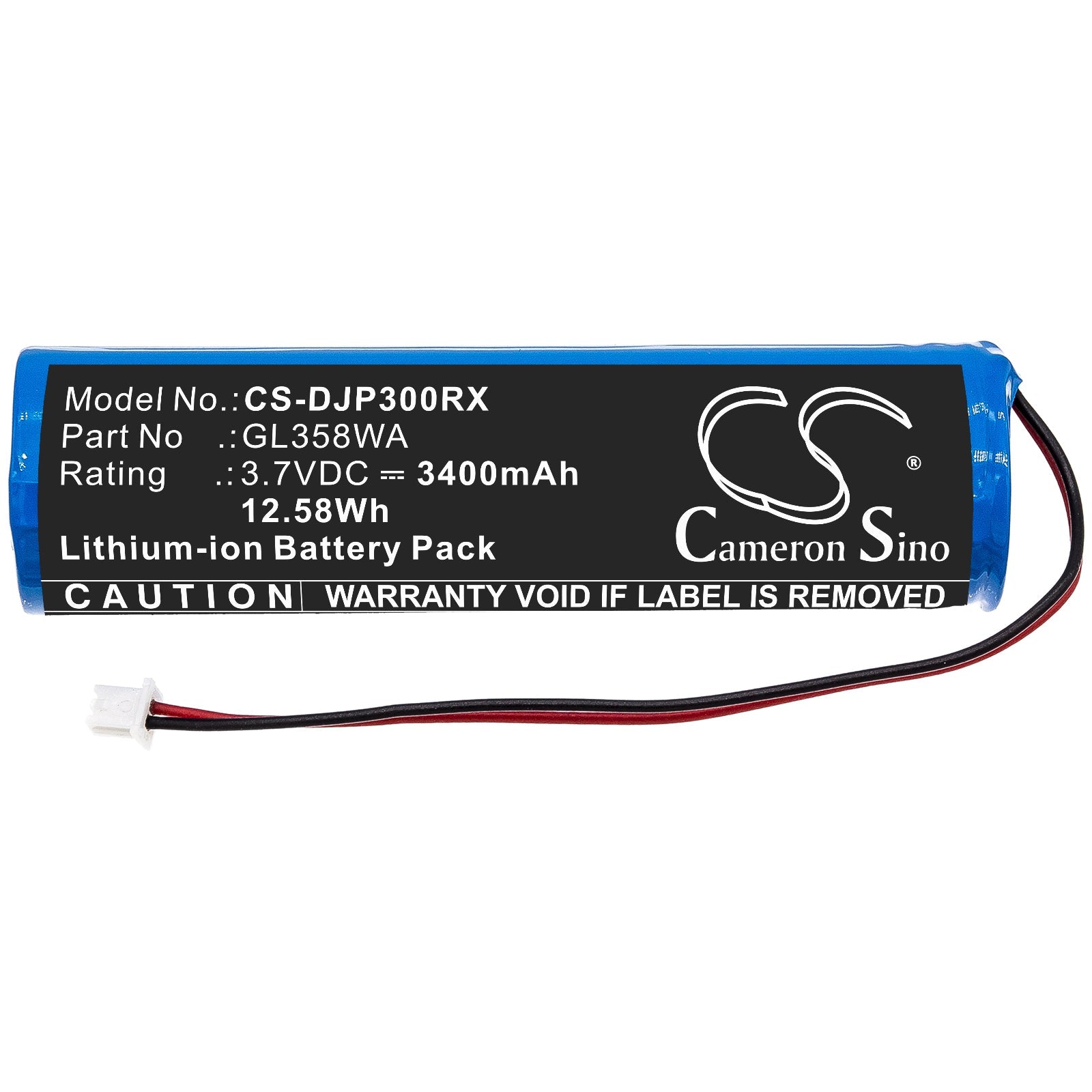 Li-ion Battery fits Dji, Phantom 3 Standard Remote Controller 3.7V, 3400mAh Drones Cameron Sino Technology Limited