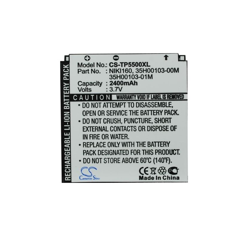 Li-ion Battery fits Dopod, s600, htc, neon 300 3.7V, 2200mAh Mobile & SmartPhone Cameron Sino Technology Limited