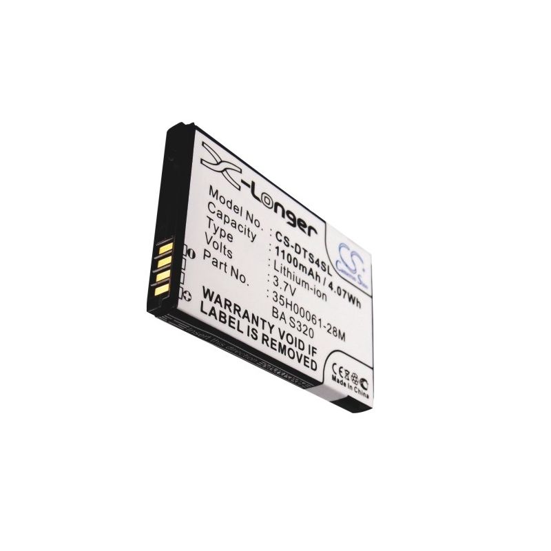 Li-ion Battery fits Dopod, t2222, touch viva, htc 3.7V, 1100mAh Communications Cameron Sino Technology Limited