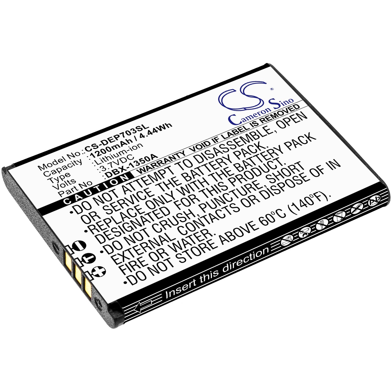 Li-ion Battery fits Doro, 7030, 7031, Dfc-0270 3.7V, 1200mAh Mobile & SmartPhone Cameron Sino Technology Limited