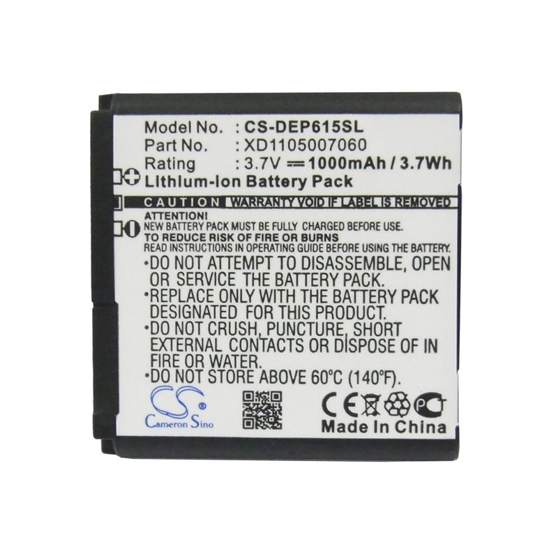 Li-ion Battery fits Doro, dp615, phoneeasy 614, phoneeasy 615 3.7V, 700mAh Mobile & SmartPhone Cameron Sino Technology Limited