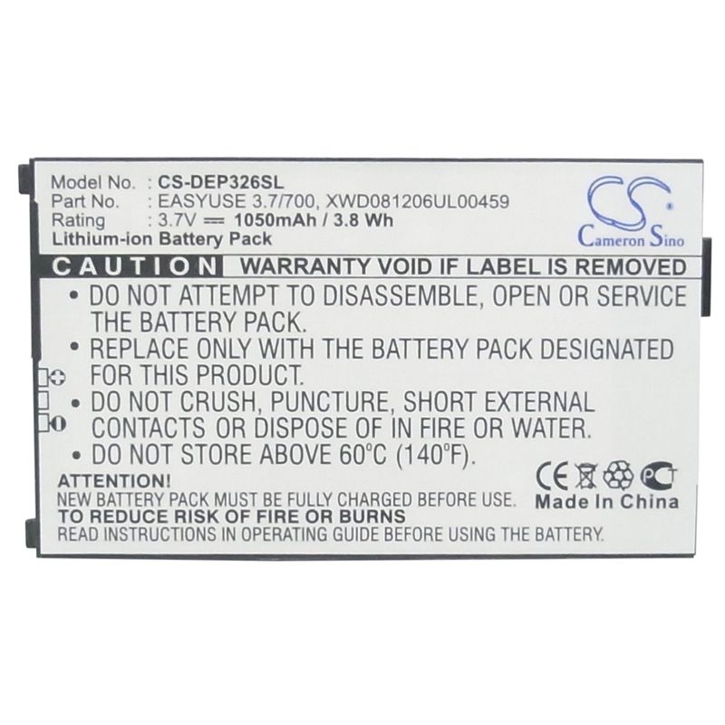 Li-ion Battery fits Doro, handleplus 326i, phoneeasy 326, phoneeasy 326gsm 3.7V, 1050mAh Mobile & SmartPhone Cameron Sino Technology Limited