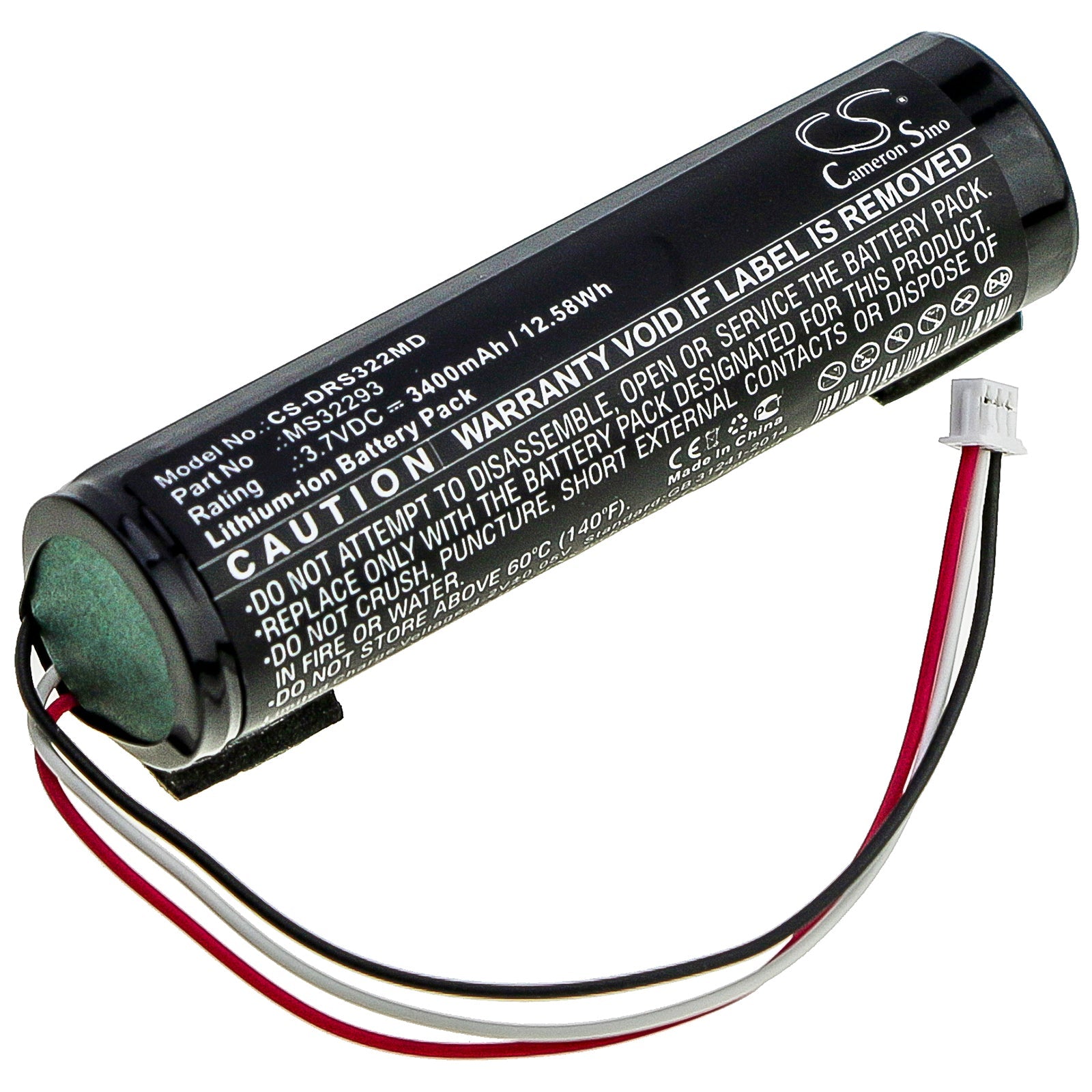Li-ion Battery fits Drager, Tofscan Monitor, Tofscan Nmt Monito 3.7V, 3400mAh Medical Cameron Sino Technology Limited