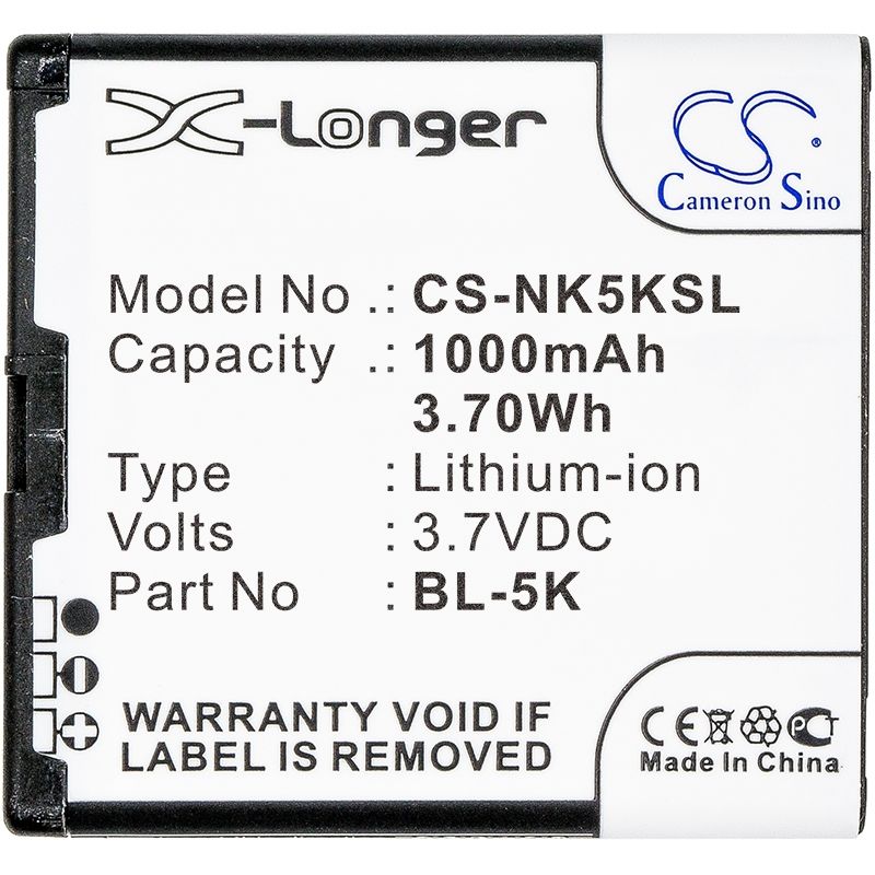 Li-ion Battery fits Dr.tech, ip-88, explay, q232 3.7V, 1000mAh Mobile & SmartPhone Cameron Sino Technology Limited