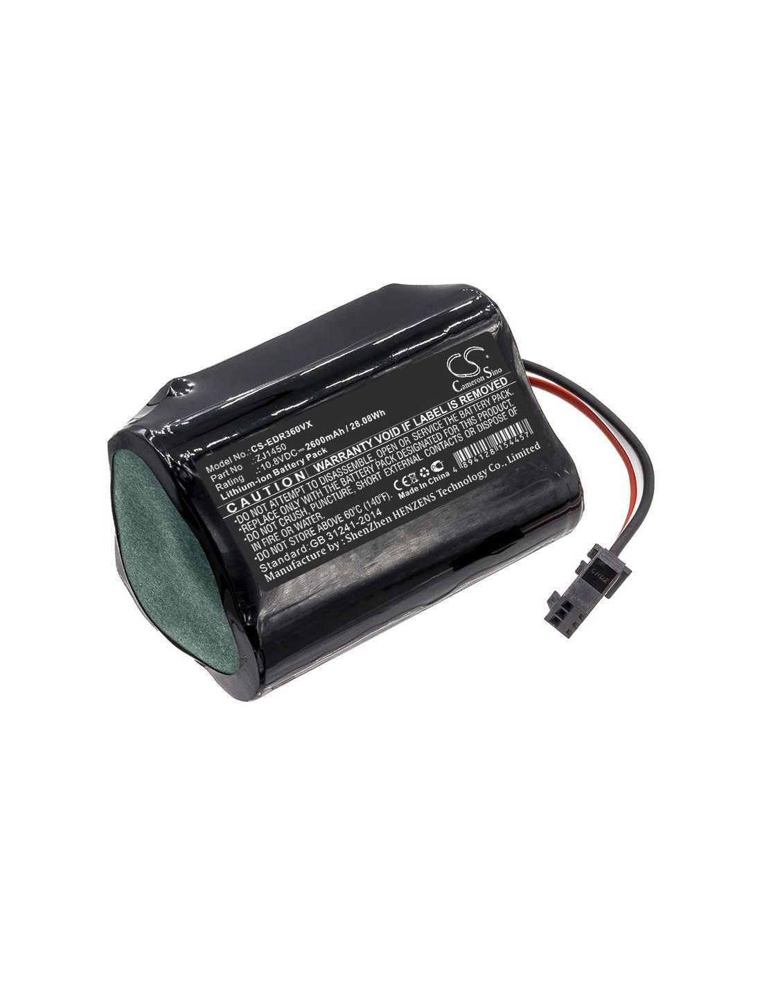 Li-ion Battery fits Ecovacs, D36a, D36b 10.8V, 2600mAh Vacuum Cameron Sino Technology Limited