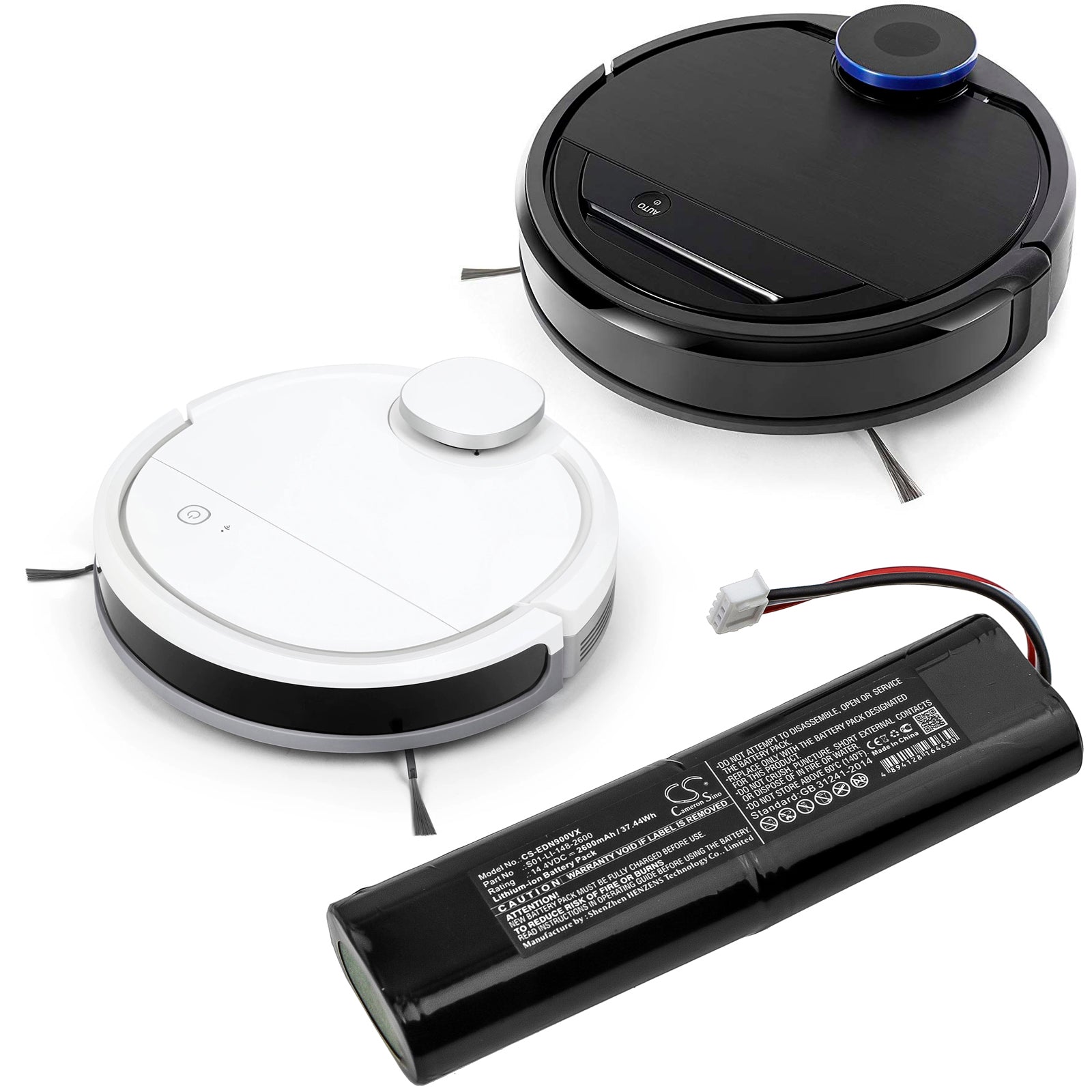 Li-ion Battery fits Ecovacs, Deebot Ozmo 900, Deebot Ozmo 901 14.4V, 2600mAh Vacuum Cameron Sino Technology Limited