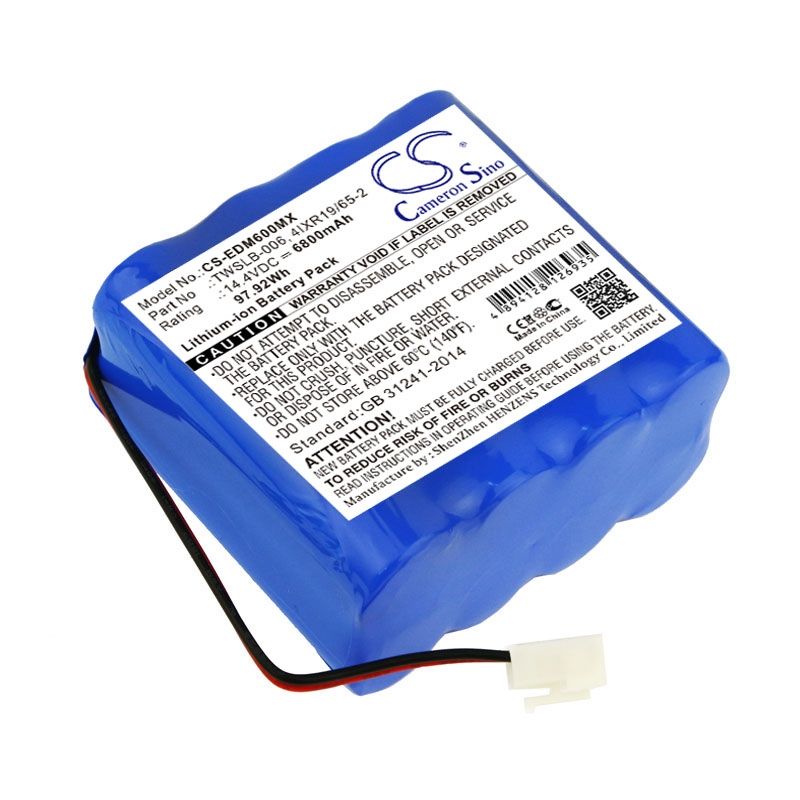 Li-ion Battery fits Edan, F6, Edan 14.4V, 6800mAh Medical Cameron Sino Technology Limited