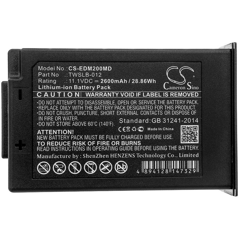 Li-ion Battery fits Edan, Im12, Im20 11.1V, 2600mAh Medical Cameron Sino Technology Limited