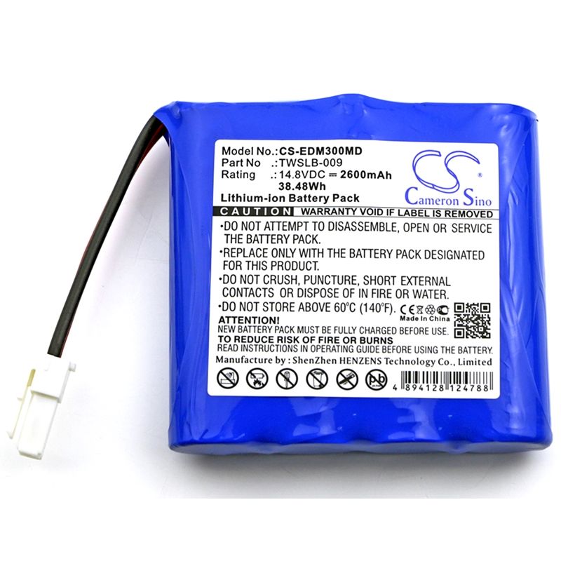 Li-ion Battery fits Edan, M3, Edan 14.8V, 2600mAh Medical Cameron Sino Technology Limited