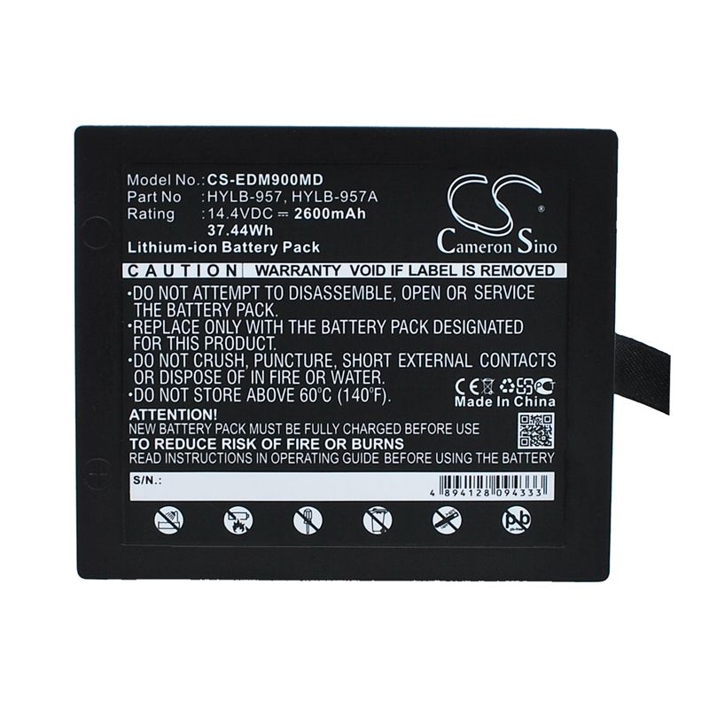 Li-ion Battery fits Edan, M8a, M9, M9b 14.4V, 2600mAh Medical Cameron Sino Technology Limited
