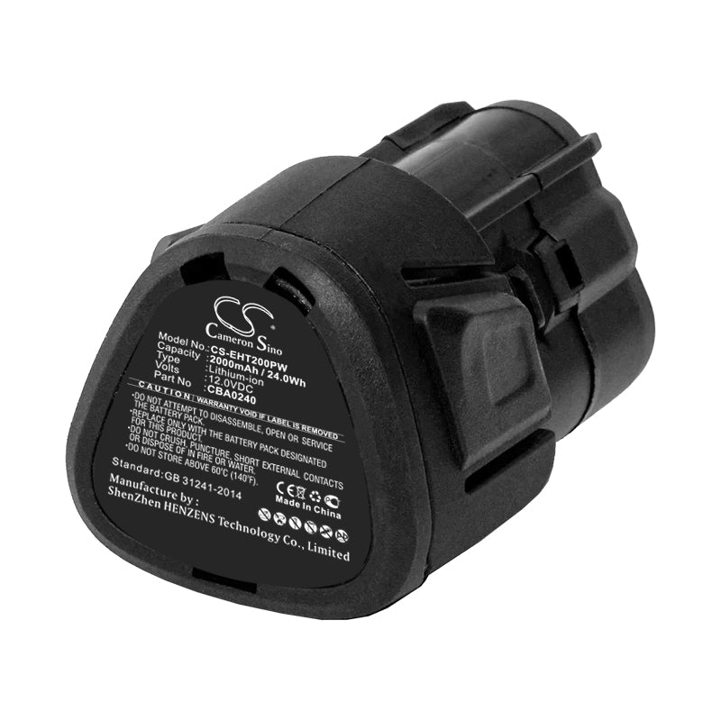 Li-ion Battery fits Ego, Cht2001e Cordless Shrub, Cht2001e Grass Shears 12.0V, 2000mAh Gardening Tools Cameron Sino Technology Limited