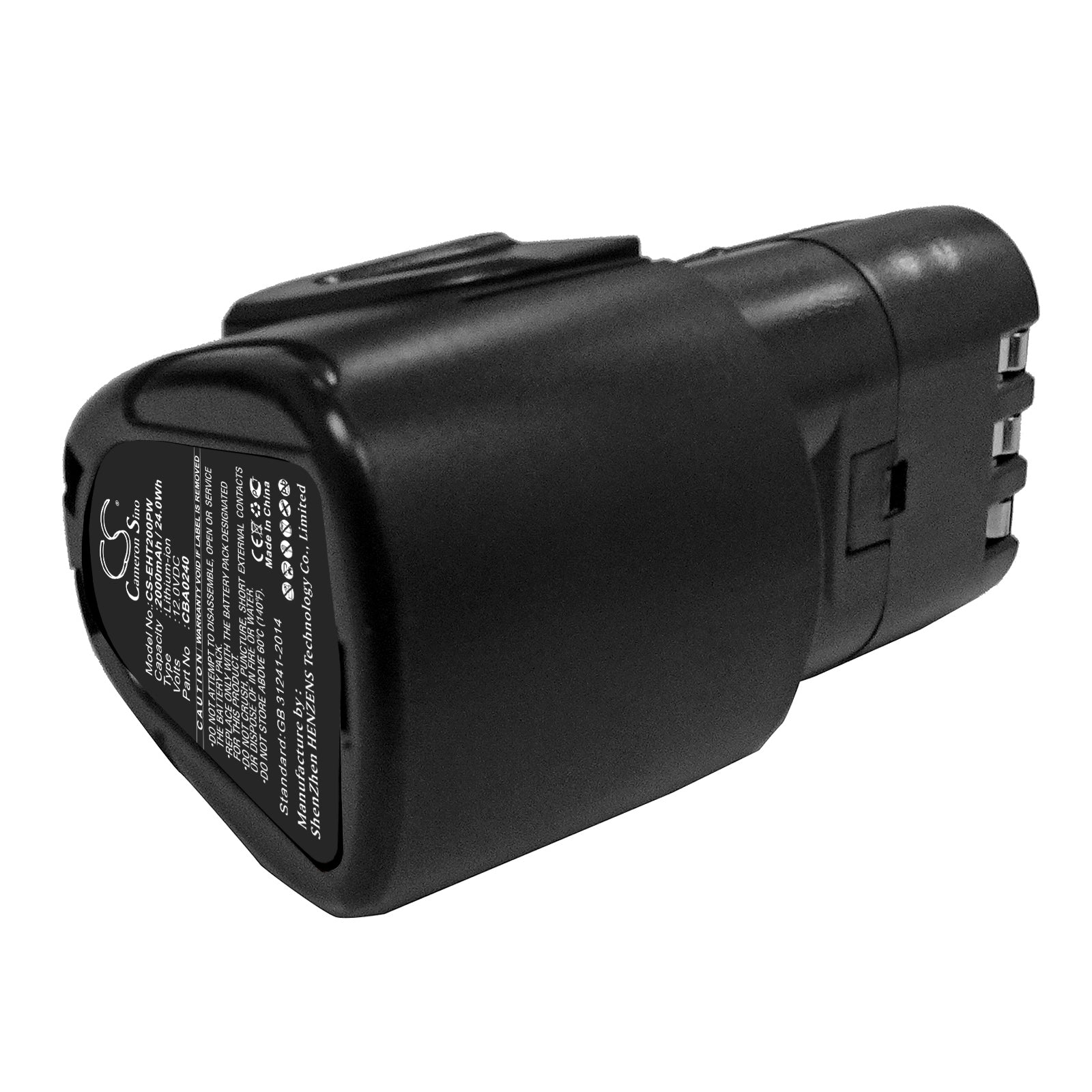 Li-ion Battery fits Ego, Cht2001e Cordless Shrub, Cht2001e Grass Shears 12.0V, 2000mAh Gardening Tools Cameron Sino Technology Limited