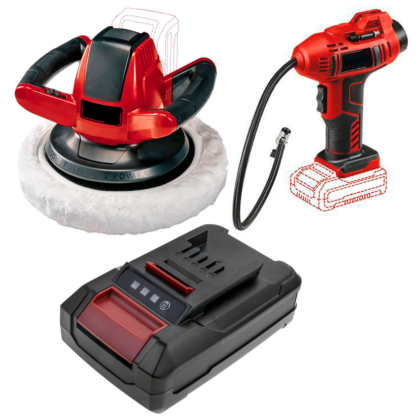 Li-ion Battery fits Einhell, Px-bat52, Pxbp-300, Pxbp-600 18.0V, 2000mAh Power Tools Cameron Sino Technology Limited