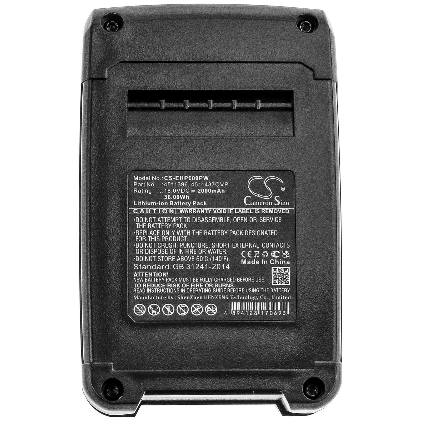 Li-ion Battery fits Einhell, Px-bat52, Pxbp-300, Pxbp-600 18.0V, 2000mAh Power Tools Cameron Sino Technology Limited