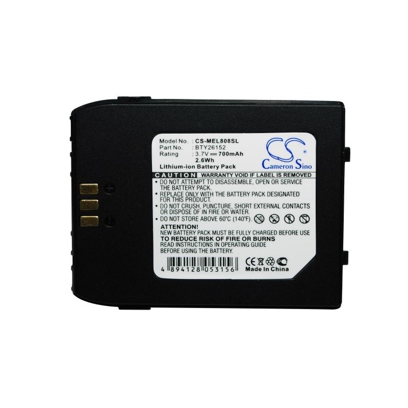 Li-ion Battery fits Elson, esl808, emporia, elson esl808 3.7V, 700mAh Mobile & SmartPhone Cameron Sino Technology Limited