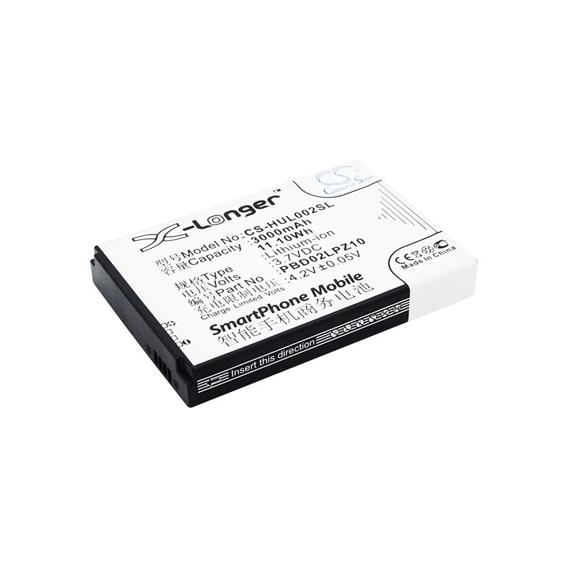Li-ion Battery fits Emobile, Gl02p, Huawei, Emobile Gl02p 3.7V, 3000mAh Hotspot Cameron Sino Technology Limited