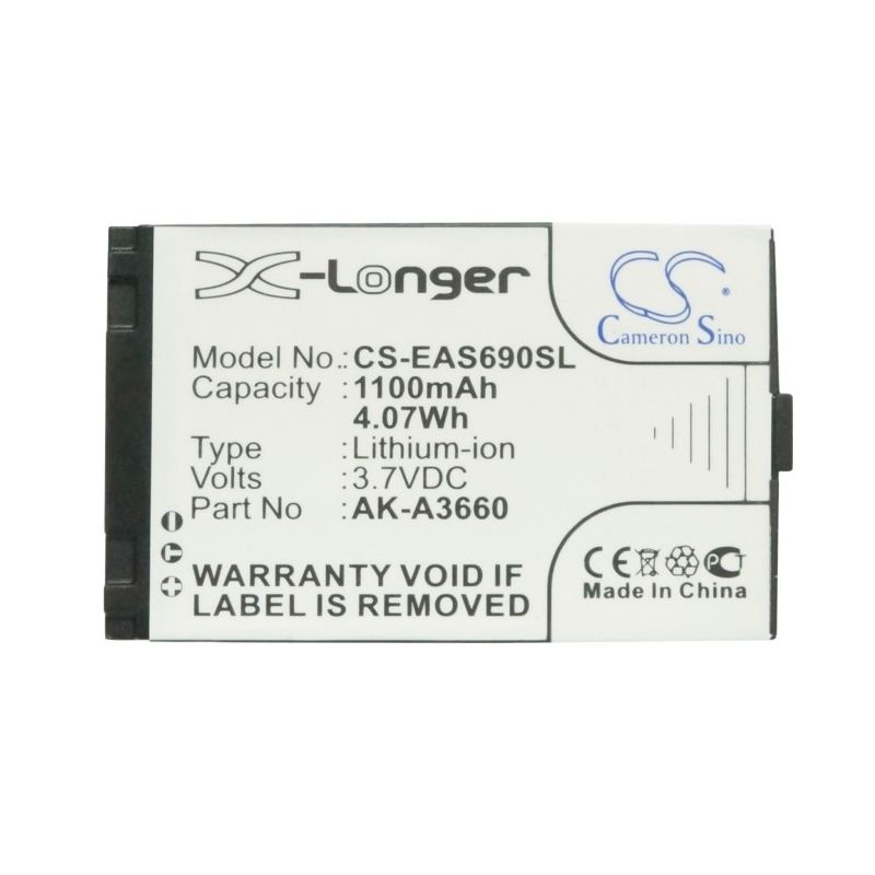 Li-ion Battery fits Emporia, a3690, safetyplus 3.7V, 1100mAh Mobile & SmartPhone Cameron Sino Technology Limited