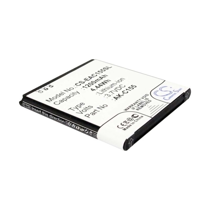 Li-ion Battery fits Emporia, c155, telme c155 3.7V, 1200mAh Mobile & SmartPhone Cameron Sino Technology Limited