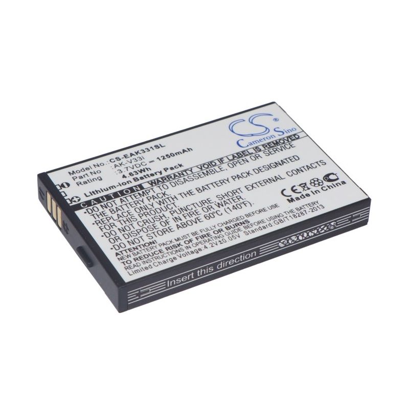 Li-ion Battery fits Emporia, care plus, careplus, safetypremium 3.7V, 1250mAh Mobile & SmartPhone Cameron Sino Technology Limited