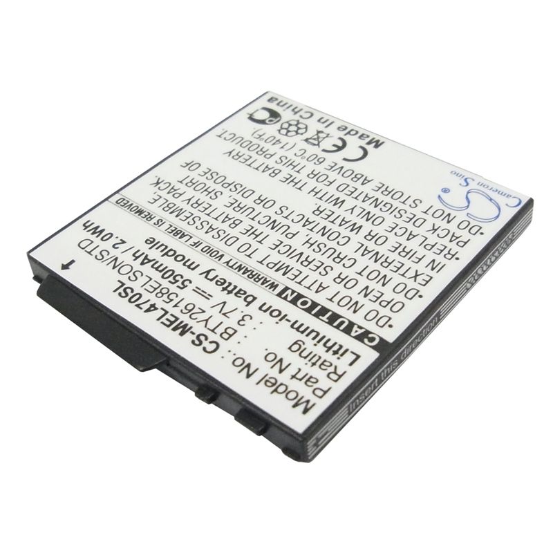 Li-ion Battery fits Emporia, elson el380, elson el399, elson el470 3.7V, 550mAh Mobile & SmartPhone Cameron Sino Technology Limited
