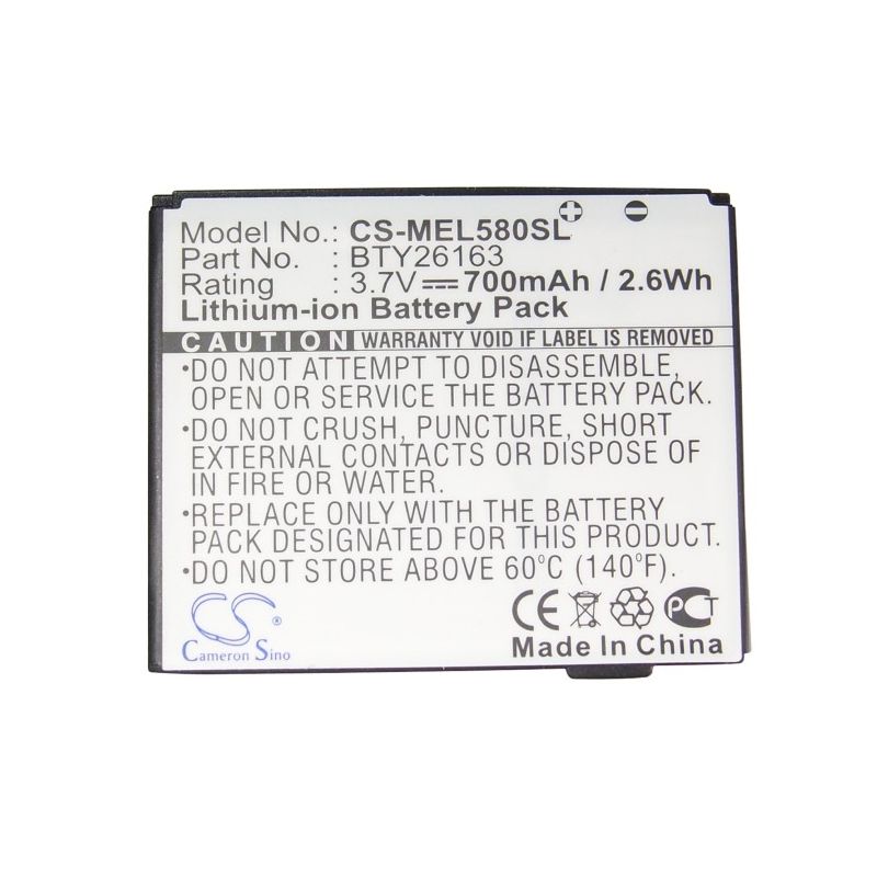 Li-ion Battery fits Emporia, elson el580, mobistel, el500 3.7V, 700mAh Mobile & SmartPhone Cameron Sino Technology Limited