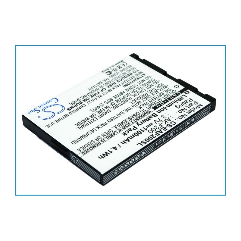Li-ion Battery fits Emporia, f200, f210, telme f200 3.7V, 1100mAh Communications Cameron Sino Technology Limited (Suspended)