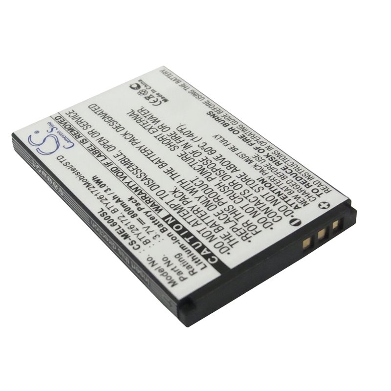 Li-ion Battery fits Emporia, mobistel el600, mobistel el600 dual, mobistel 3.7V, 800mAh Mobile & SmartPhone Cameron Sino Technology Limited