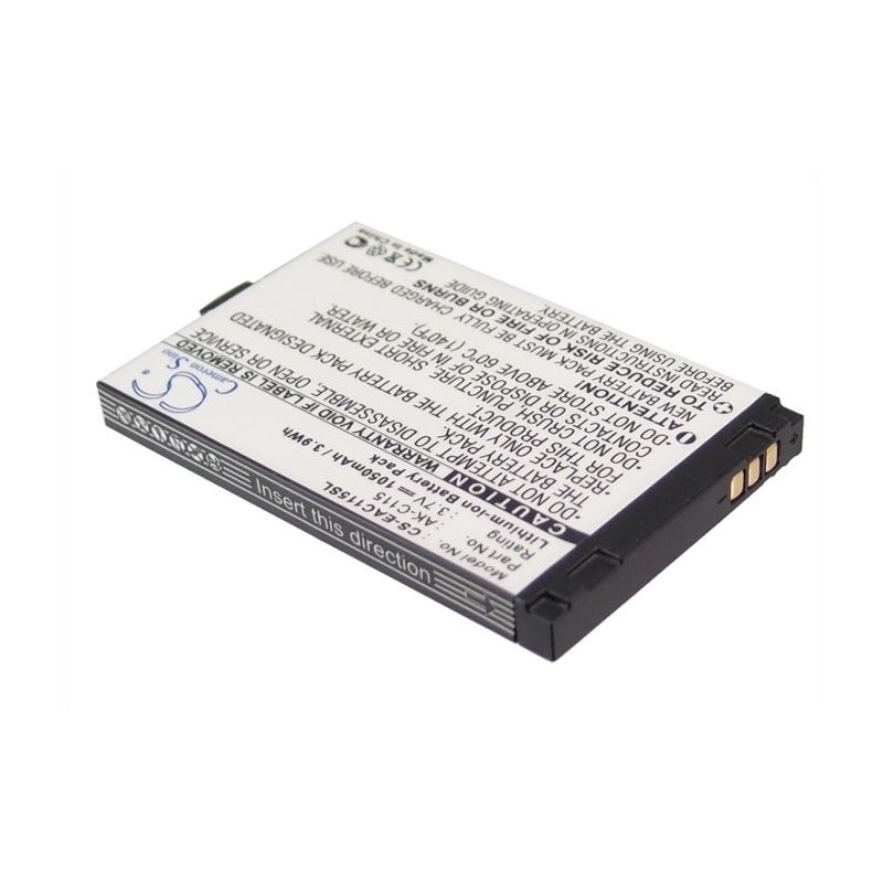 Li-ion Battery fits Emporia, telme c100, telme c115, telme c135 3.7V, 1050mAh Mobile & SmartPhone Cameron Sino Technology Limited