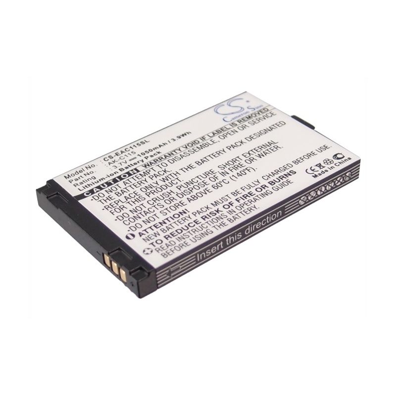 Li-ion Battery fits Emporia, telme c100, telme c115, telme c135 3.7V, 1050mAh Mobile & SmartPhone Cameron Sino Technology Limited