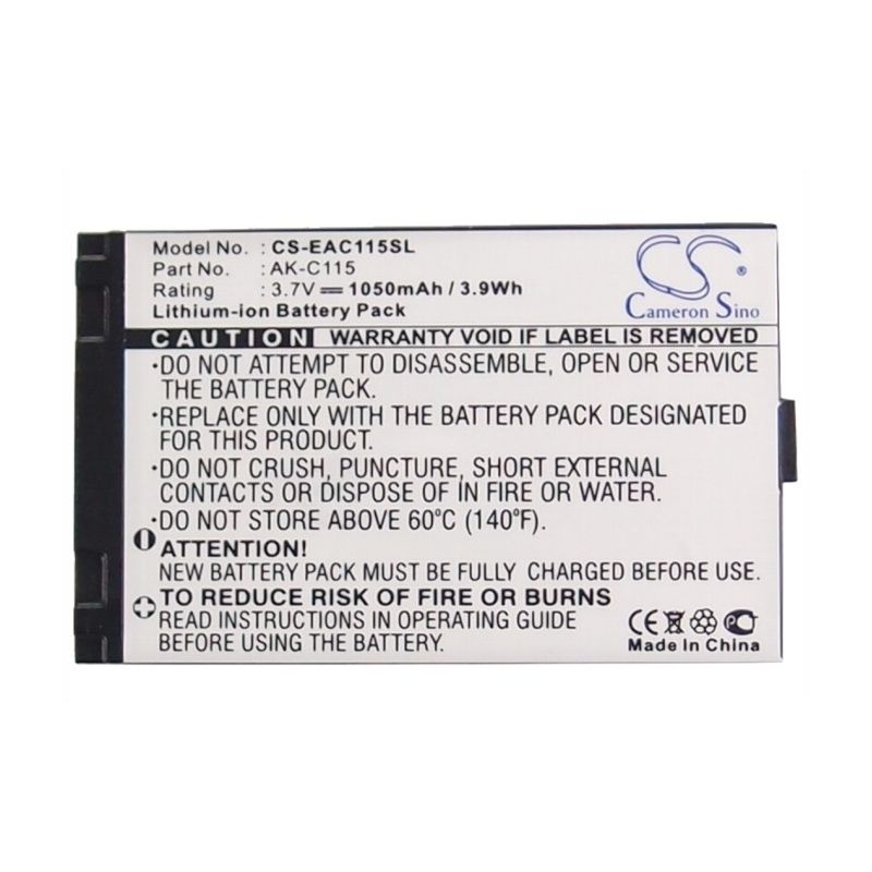 Li-ion Battery fits Emporia, telme c100, telme c115, telme c135 3.7V, 1050mAh Mobile & SmartPhone Cameron Sino Technology Limited