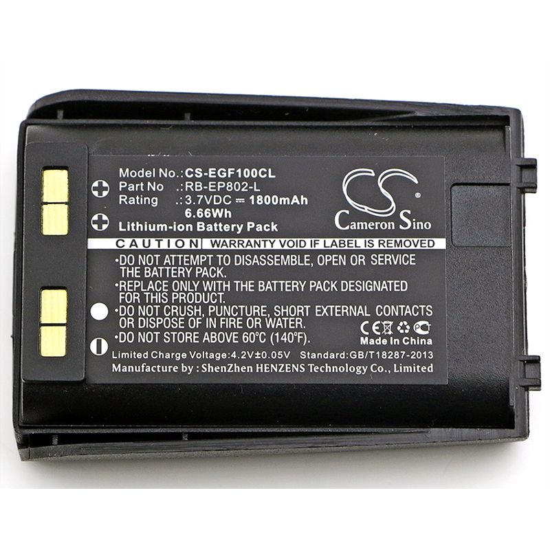 Li-ion Battery fits Engenius, Ep-801, Ep-802, Freestyl 1 3.7V, 1800mAh Cordless Phone Cameron Sino Technology Limited
