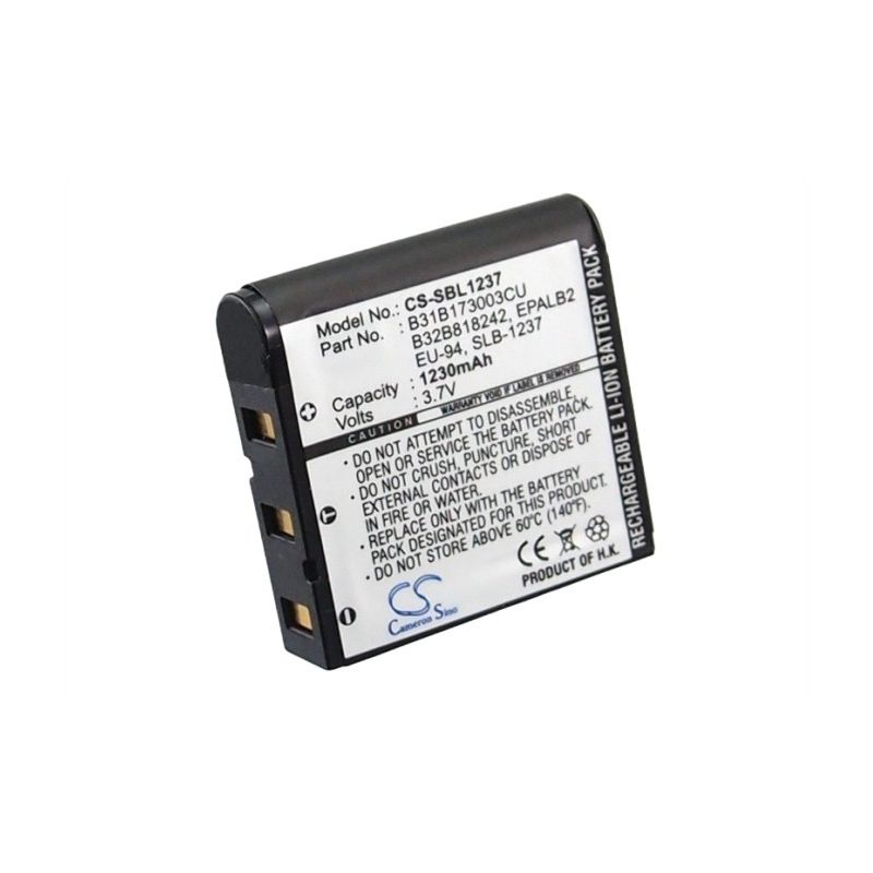 Li-ion Battery fits Epson, L-500v, Samsung, Digimax L55 3.7V, 1230mAh Home Electronics Cameron Sino Technology Limited
