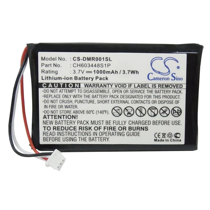 Li-ion Battery fits Espn, Dmr-1, Espn 3.7V, 1000mAh Remote Control Cameron Sino Technology Limited