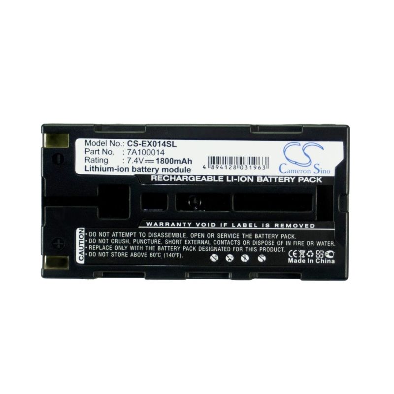 Li-ion Battery fits Extech, Andes 3, Apex 2, Apex 3 7.4V, 1800mAh Portable Printer Cameron Sino Technology Limited