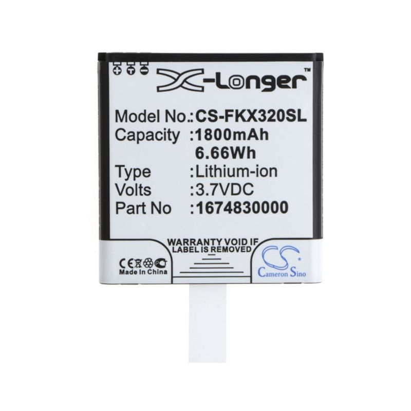 Li-ion Battery fits Falk, Ibex 25, Ibex 25 Touring, Ibex 32 3.7V, 1800mAh GPS & Navigator Cameron Sino Technology Limited