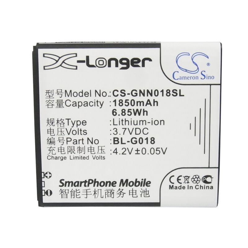 Li-ion Battery fits Fly, c700, c800, iq441 3.7V, 1850mAh Communications Cameron Sino Technology Limited (Suspended)