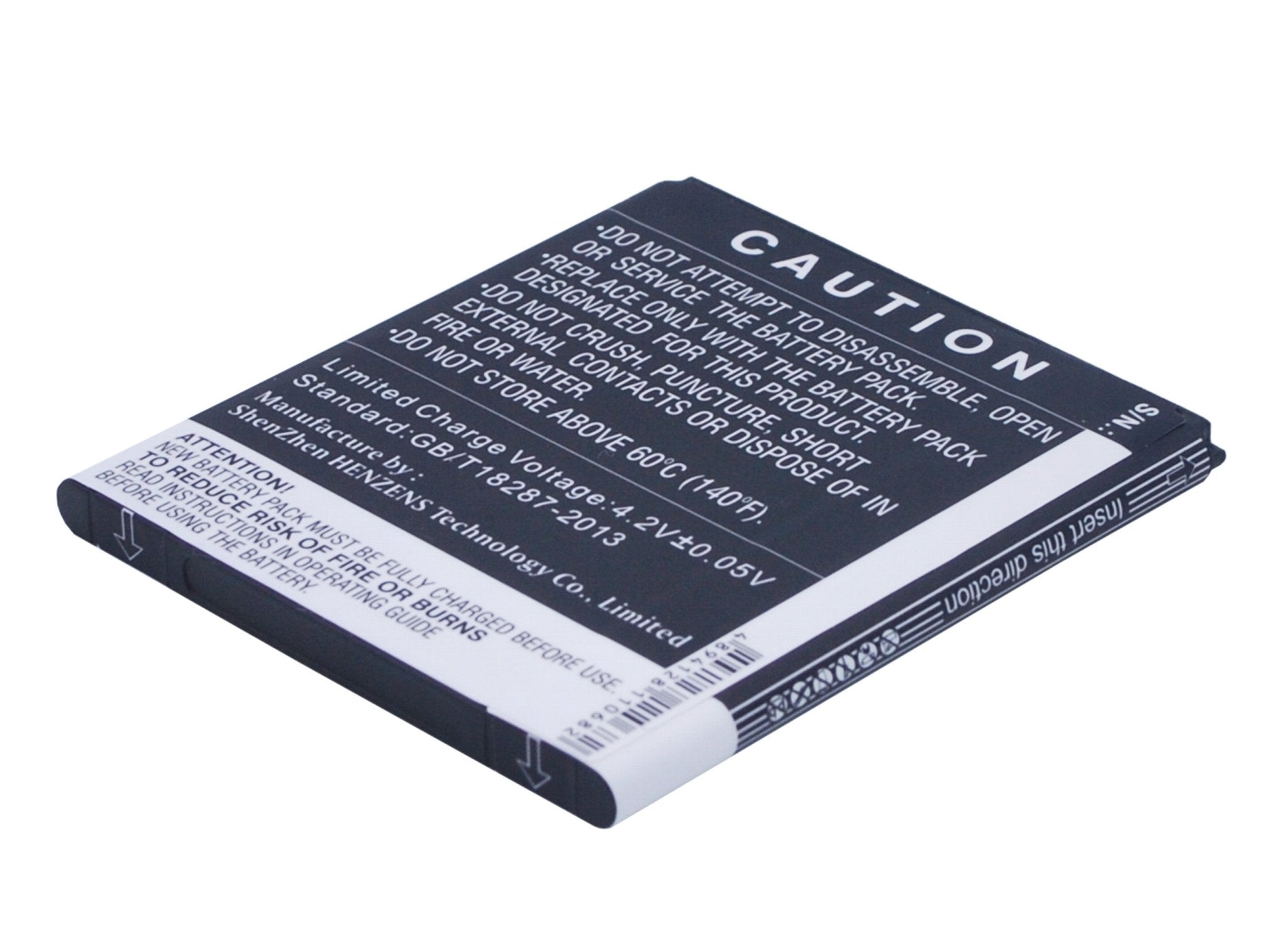 Li-ion Battery fits Fly, Iq4402 Era Style 1, Iq4404 Spark 3.7VV, 1900mAh Communications Cameron Sino Technology Limited