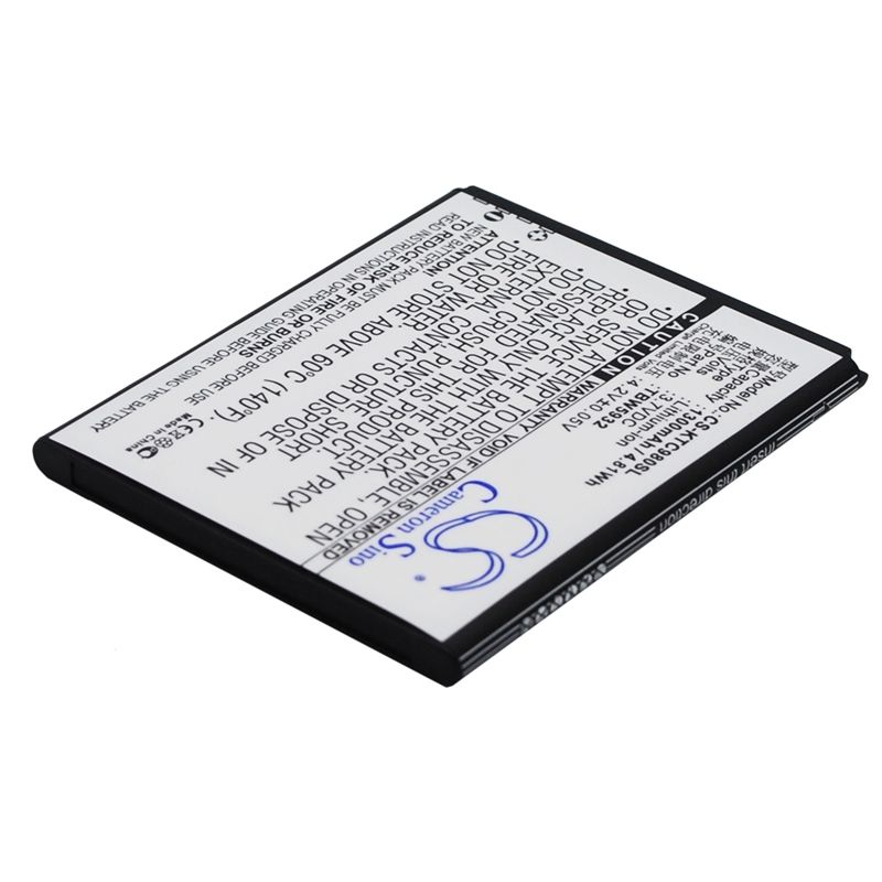 Li-ion Battery fits Fly, iq442, quad miracle 2, k-touch 3.7V, 1300mAh Mobile & SmartPhone Cameron Sino Technology Limited